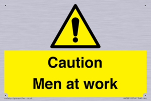 Caution Men at work